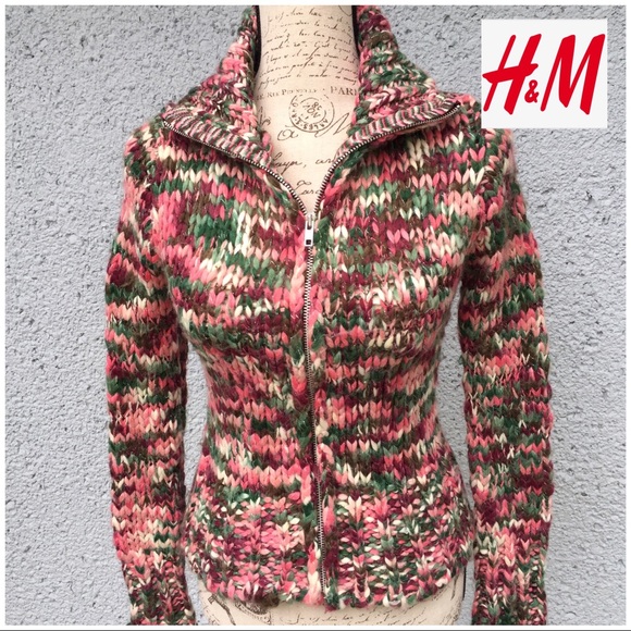 H&M Sweaters - H&M Women’s Chunky Knit Multicolor Pullover